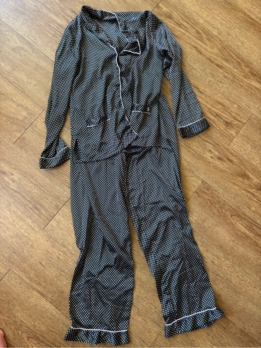 Victoria secret satin pajamas